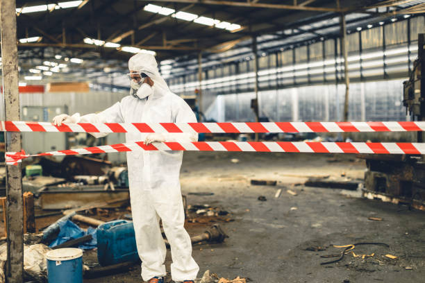 Professional Crime Scene Cleanup technician working in Alamo, IN